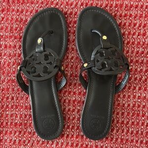 Tory Burch Black Miller Sandals